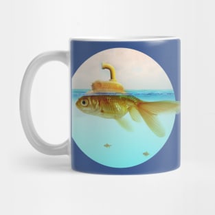 Goldfish Submarine Mug